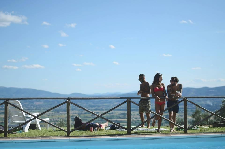 Agriturismo Villa Gabbiano Capodacqua  Bagian luar foto