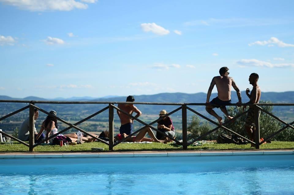 Agriturismo Villa Gabbiano Capodacqua  Bagian luar foto